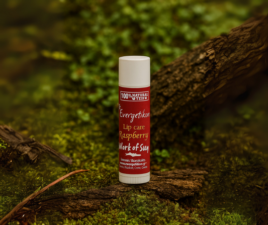 natuurlijke lippenbalsem raspberry evergetikon