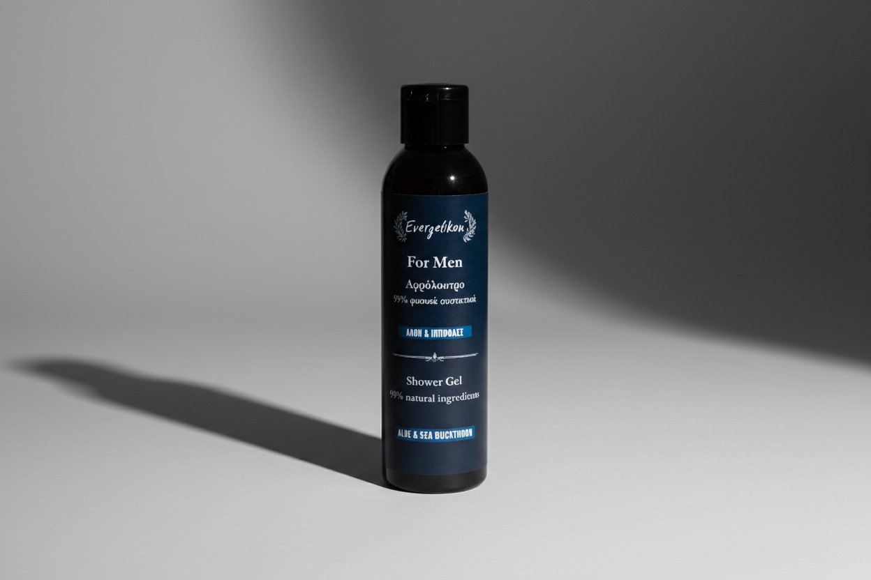 natuurlijke douchegel mannen