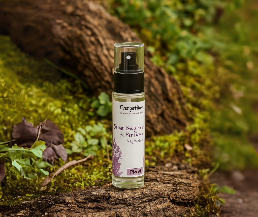 lichaam en haarserum floral evergetikon