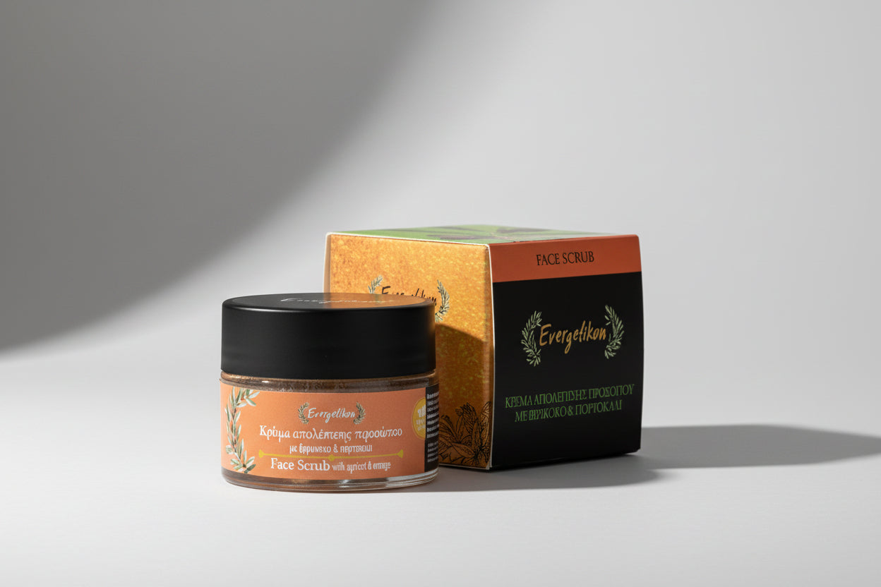 natuurlijke gezichtsscrub