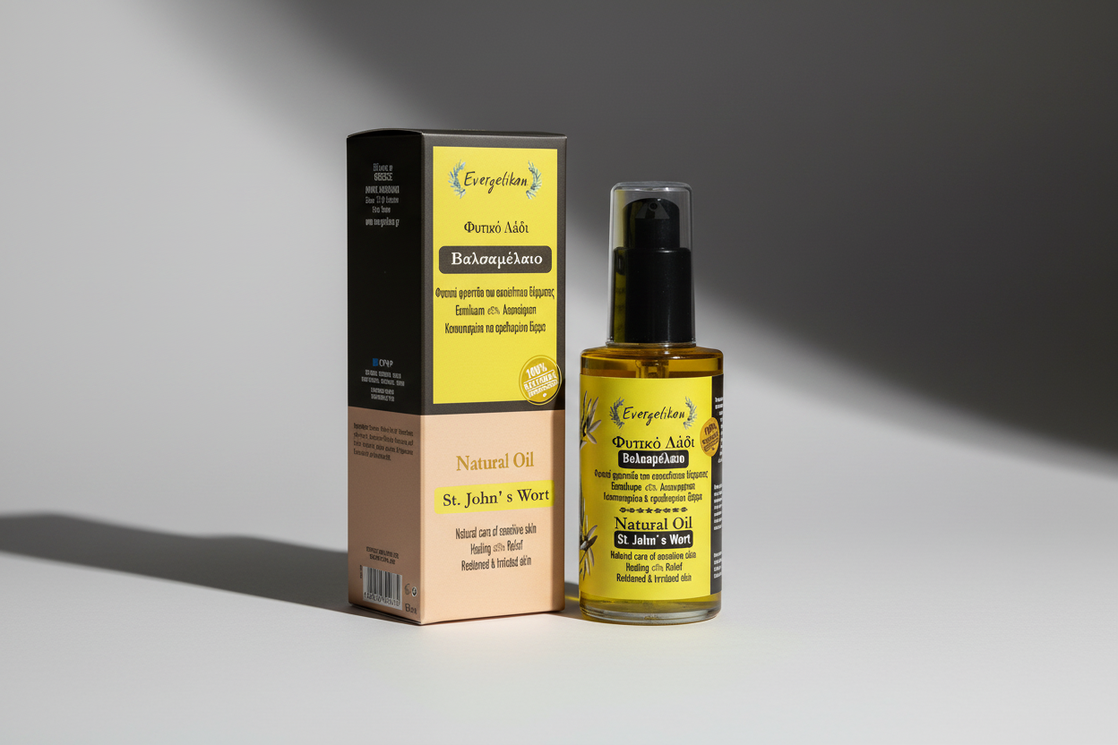 natuurlijke sint janskruidolie evergetikon