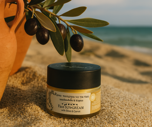 gezichtscreme met zonbescherming evergetikon