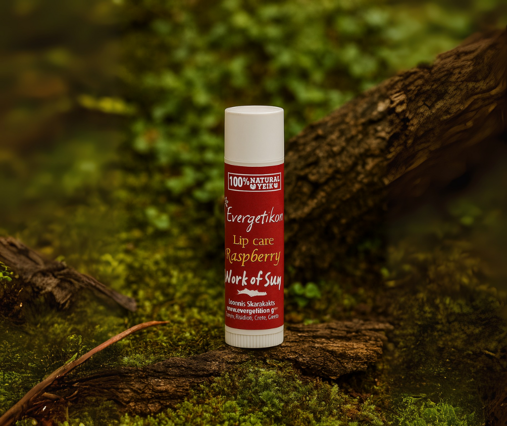 natuurlijke lippenbalsem raspberry evergetikon