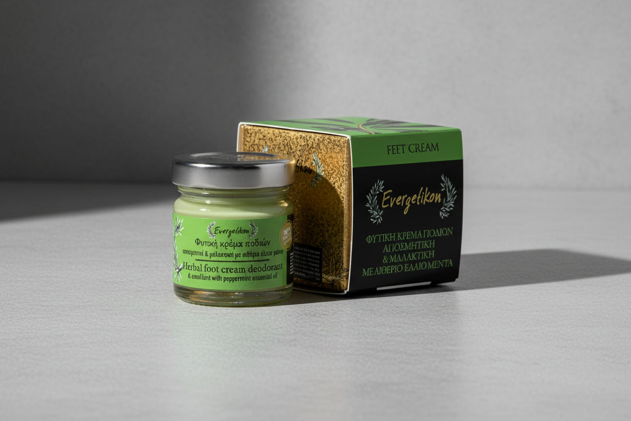 voetcreme en deodorant