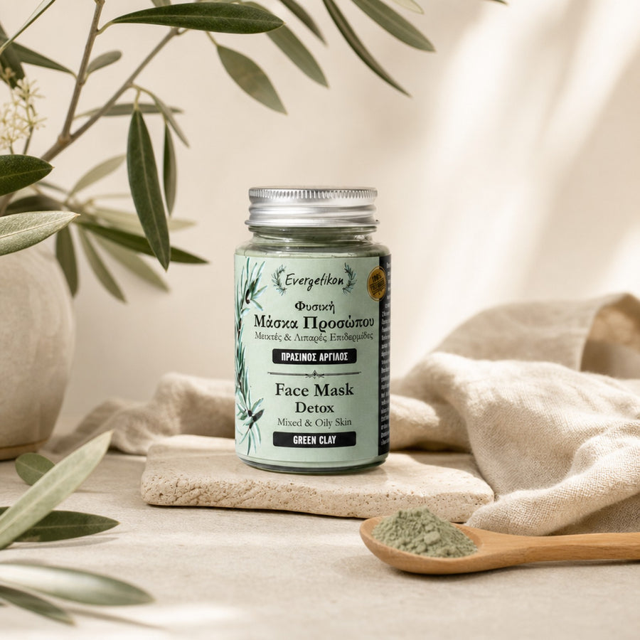 Groene klei masker - Evergetikon
